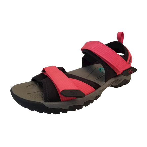 Keen Black Red Slip-On Men's Sandals outdoor hook‎ and loop Size 12 NWB - Picture 1 of 12